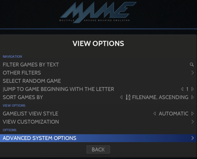 MAME64 controller mapping | RetroBat Wiki