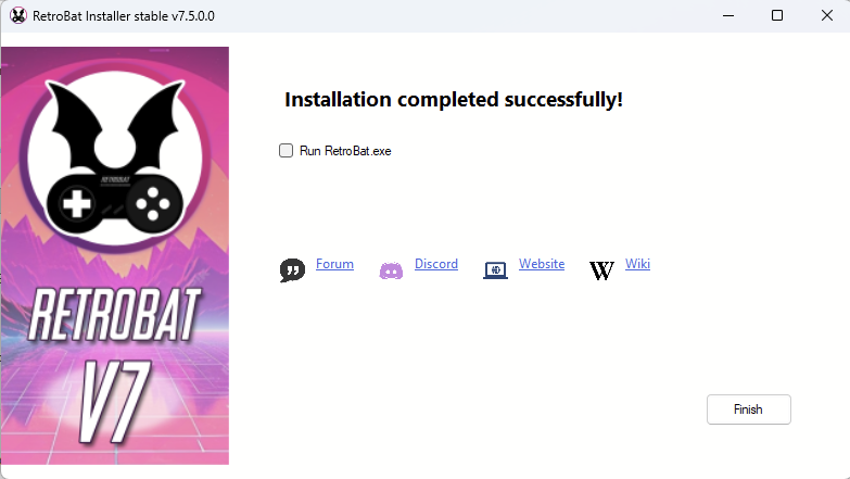 Installation & First Startup | RetroBat Wiki
