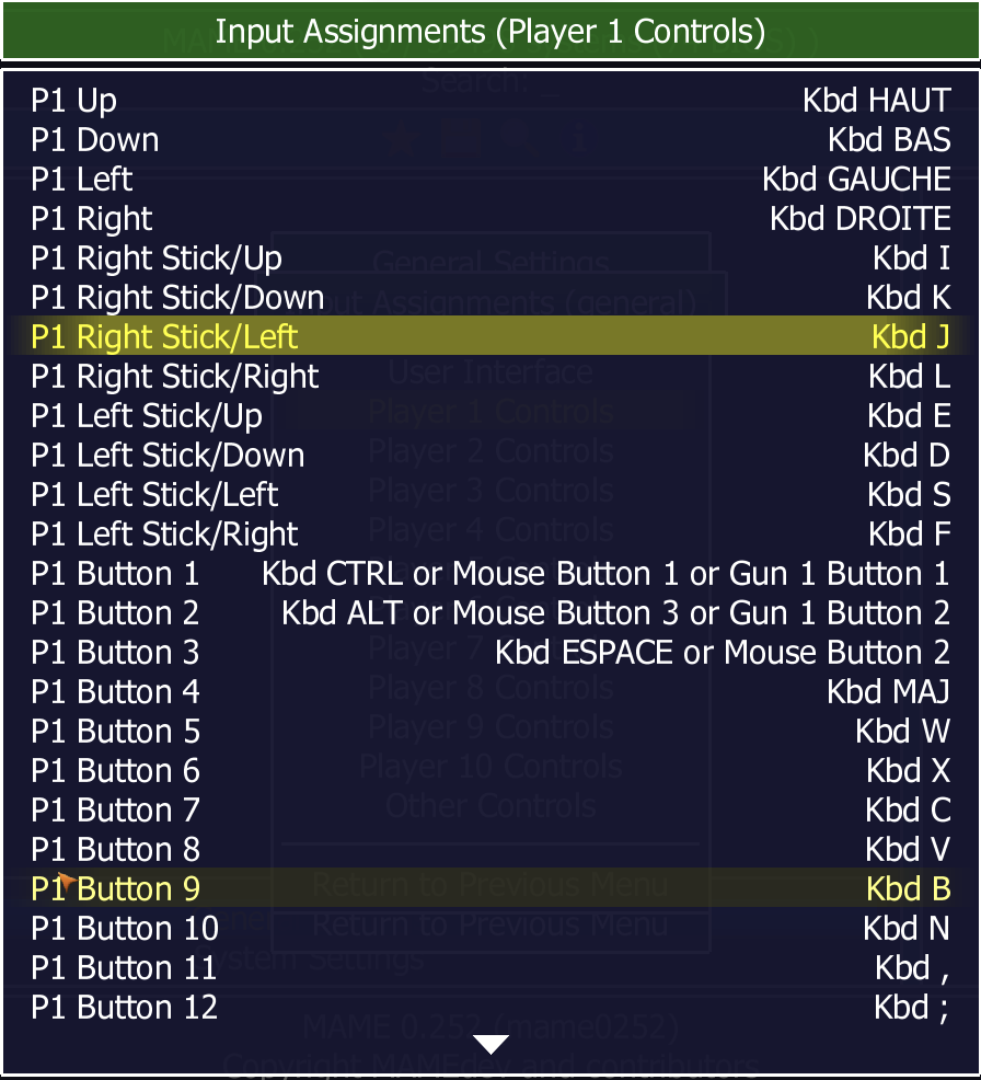MAME64 Controller Mapping RetroBat Wiki